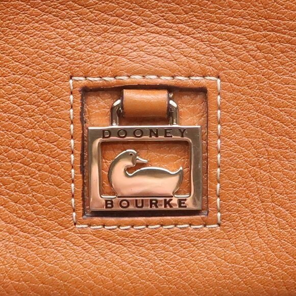 Dooney and Bourke Tan / Brown Leather Wristlet, Handbag, Purse, Wallet - Picture 11 of 13